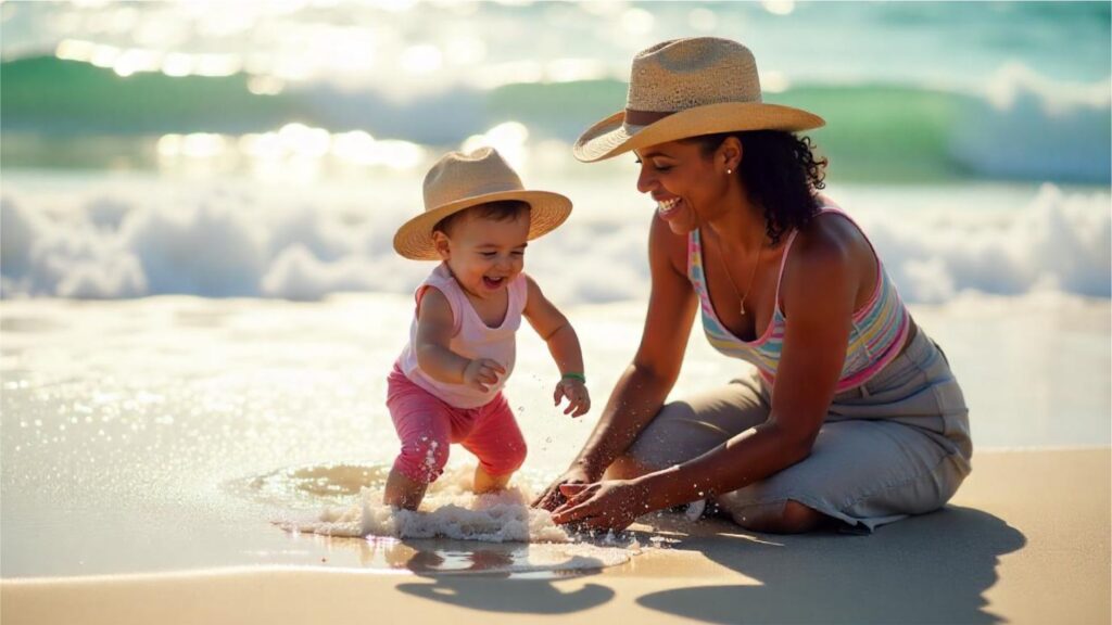 Mamá feliz jugando con su hijajpg